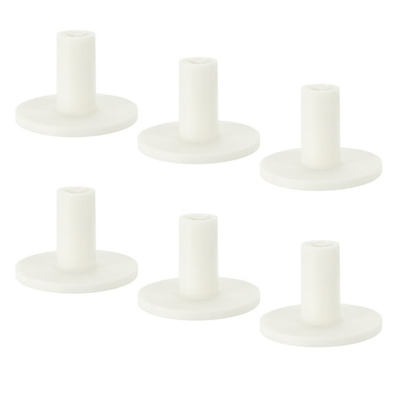 Uxcell 1.5 Inch Rubber Golf Tee, 6 Pack Tall Training Driving Range Tee Stable Ball Holder, White
