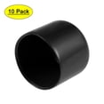 thumbnail image 1 of Uxcell 1.5''Screw Thread Protectors Rubber Vinyl End Caps Rubber Black 10pcs, 1 of 6