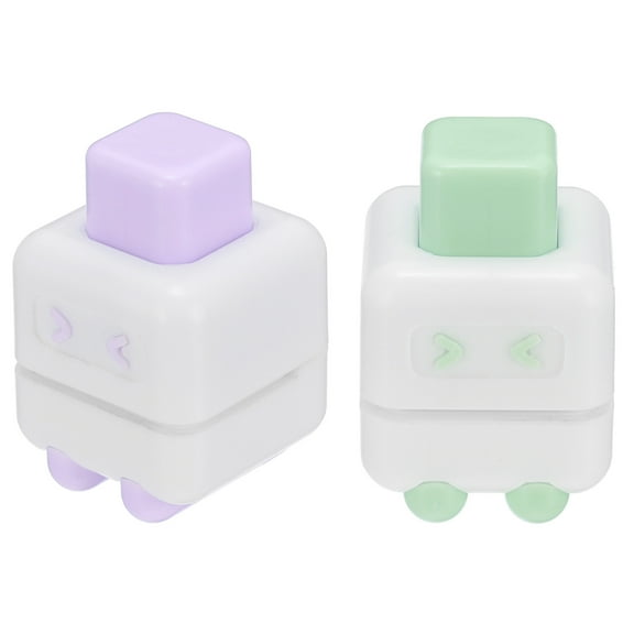 Uxcell 1/5" Single Hole Punch, 2 Pcs Mini Portable Small Hole Puncher 4 Sheet Punch Capacity Metal Paper Puncher for Tag DIY Craft Scrapbook Ticket, Purple/Green