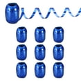 thumbnail image 1 of Uxcell 1/5" Wide 11yard Crimped Curling Ribbon, 10 Rolls Shiny Balloon String, Blue, 1 of 7