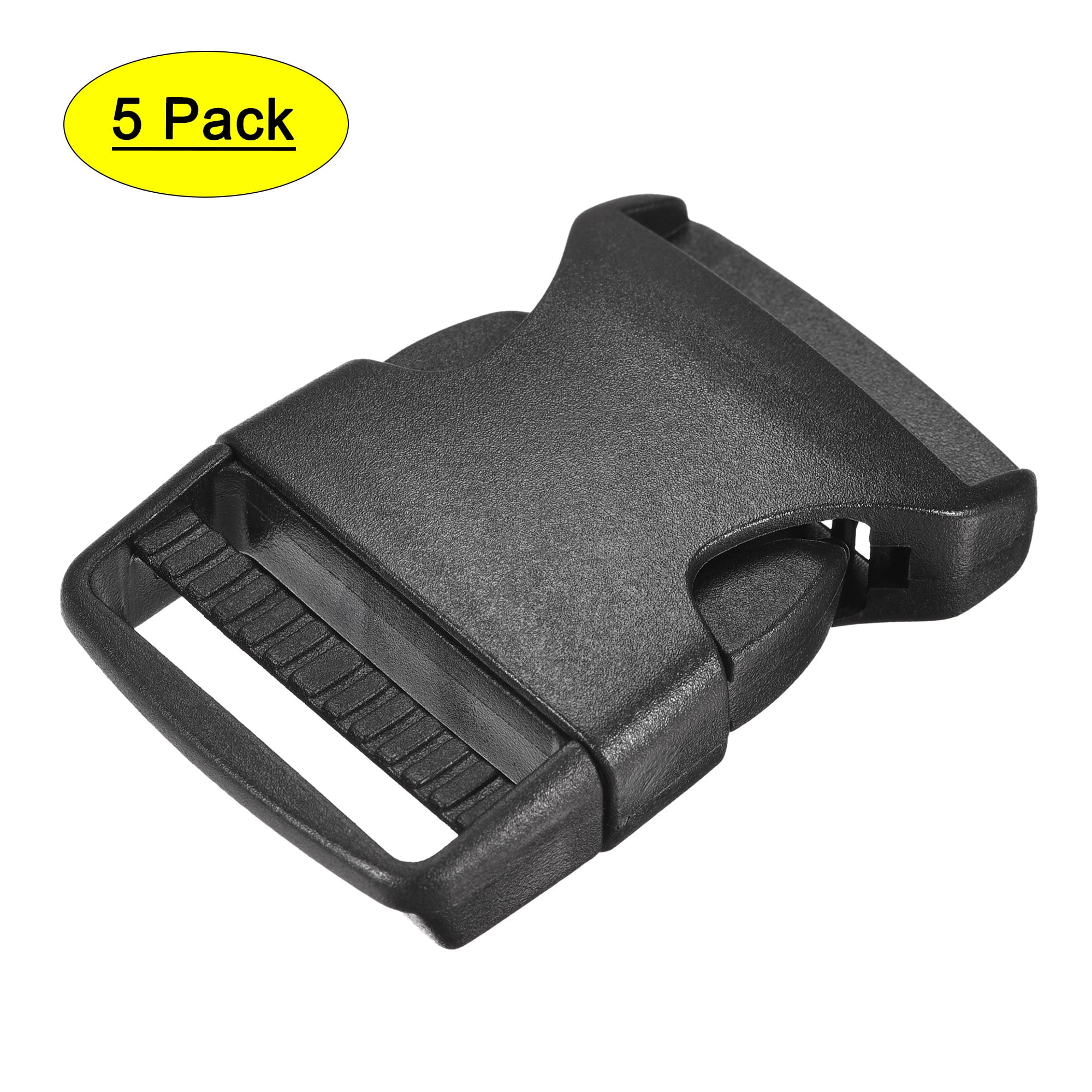 Uxcell 1.5" Wide Strap Plastic Backpack Safe Sewing Fasteners Black