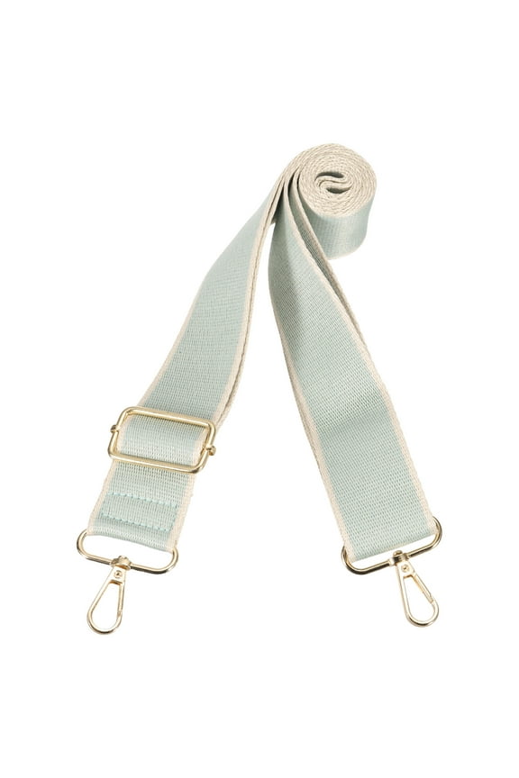 1.5-inch Wide Adjustable Replacement Crossbody Purse Strap, Universal Handbag Shoulder Strap, White Brown