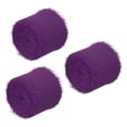 thumbnail image 1 of Uxcell 1.5" x 5 Yard Fringe Chiffon Silk Ribbon 3 Rolls Handmade Frayed Ribbon, Dark Purple, 1 of 6