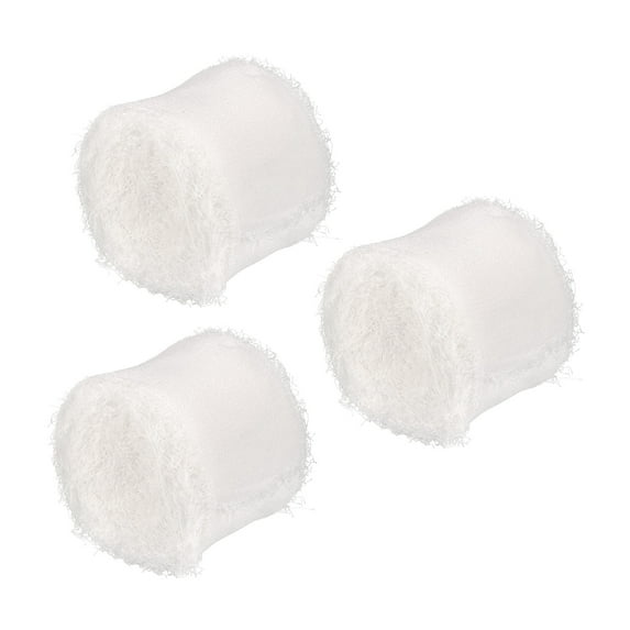 Uxcell 1.5" x 5 Yard Fringe Chiffon Silk Ribbon 3 Rolls Handmade Frayed Ribbon, White
