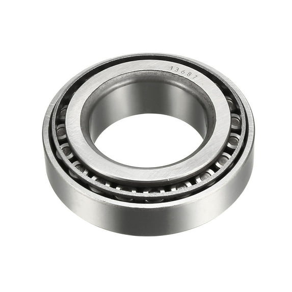 Uxcell 1.5"x2.717"x0.75" Tapered Roller Bearing Cone and Cup Set Chrome Steel Silver Tone 1pcs