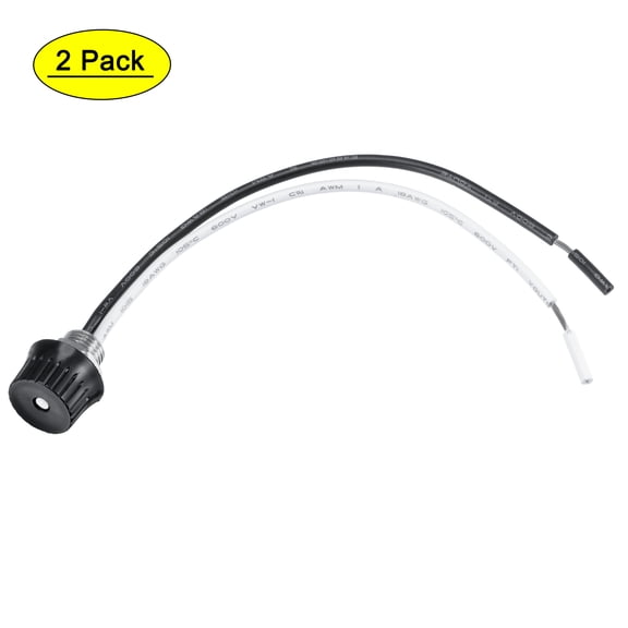 Uxcell 1.5A 250V 3A 125V Rotary Style On/Off Switch Black 2 Pack