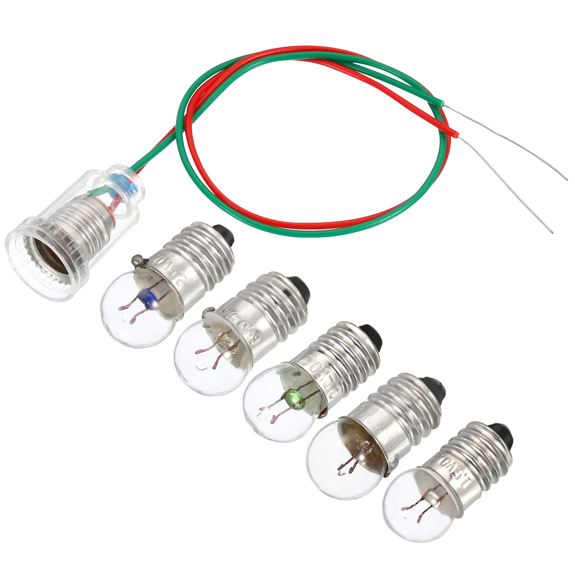 InputMakers - Lot de 10 pcs ampoule E10 de 3,8 V 0,3 A et 10 pcs