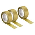thumbnail image 1 of Uxcell 1.5cmx10m Glitter Tape Decorative Craft Tape Self Adhesive Stick  Gold Tone 3Pcs, 1 of 5