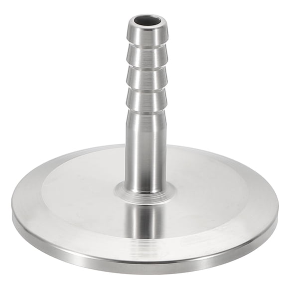 Uxcell 1.5in Tri Clamps to 1/3in Hose Barbed Adapter, 1pcs Tri Clamps Hose Barb Fitting 304 Stainless Steel Pipe for Brewery Winery Food Processing Equipment