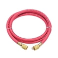 thumbnail image 1 of Uxcell 1.5m 1/4 SAE to 5/16 SAE Thread Connector 800PSI Refrigeration Charging Hose Tube Red, 1 of 5