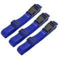 thumbnail image 1 of Uxcell 1.5m Adjustable with Quick Release Buckle Luggage Straps, Blue 3 Pack, 1 of 5