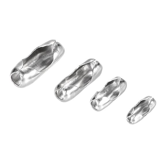 Uxcell 1.5mm 2mm 2.4mm 4mm Chains Clasp Crimp Clips Ball Chain Connector 1 Set