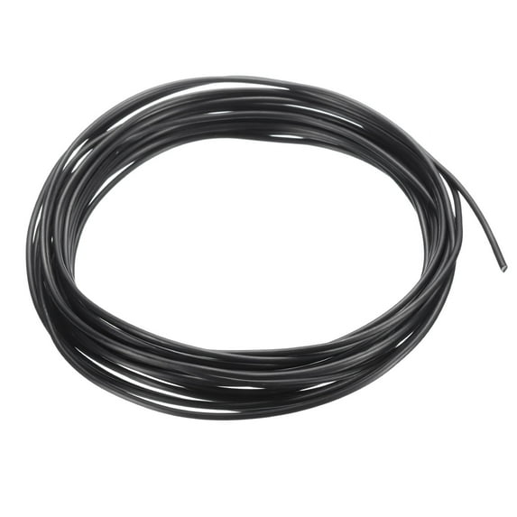 Uxcell 1.5mm Bonsai Training Wire Floral Wire Stems Anodized Aluminum Tree Wire 16.4 Feet Total Black 1 Rolls