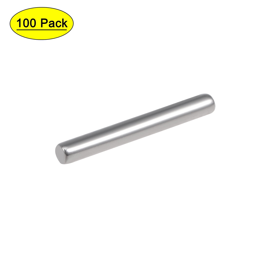 Othim 100 Pcs 304 Stainless Steel Dowel Pin, Diameter 2Mm Length 12Mm-22Mm  Cylindrical Dowel Pins Suitable for Furniture Installation,Length 12mm