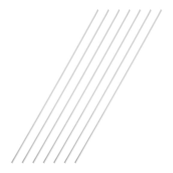 Uxcell 5.91 x 0.06" 304 Stainless Steel Solid Round Rod for DIY Craft 7Pcs