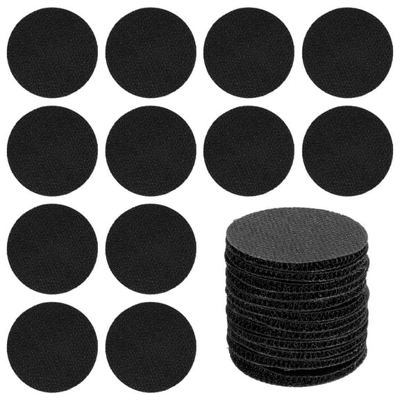 Uxcell 1.6 Inch Carpet Spot Markers 50Pcs Circle Floor Dots Markers Carpet Spots for Teacher Classroom Decoration, Black