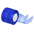 thumbnail image 1 of Uxcell 1.6 Inch Organza Ribbon 100 Yard Gift Wrapping Ribbon Dark Blue, 2 Roll (50Yard/Roll), 1 of 6