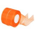 thumbnail image 1 of Uxcell 1.6 Inch Organza Ribbon 100 Yard Gift Wrapping Ribbon Orange, 2 Roll (50Yard/Roll), 1 of 6