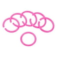 thumbnail image 1 of Uxcell 1.6" OD 1.3" ID Loose Leaf Rings Binder Ring Plastic O Rings for Book Scrapbook, Pink 100 Pack, 1 of 6
