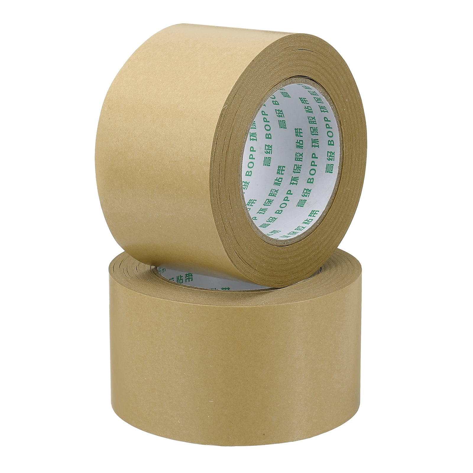 Uxcell 1.6" x 55 Yards Brown Packing Tape, 1 Roll Heavy Duty Kraft Tape for Sealing Cardboard Boxes