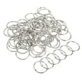thumbnail image 1 of Uxcell 1.61" Dia Detachable Binder Rings Index Snap Metal Clips, Silver Tone 100 Pack, 1 of 5