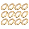 thumbnail image 1 of Uxcell 1.7 inch Inner Dia Curtain Grommets Plastic Gold Tone 12 Pack, 1 of 5