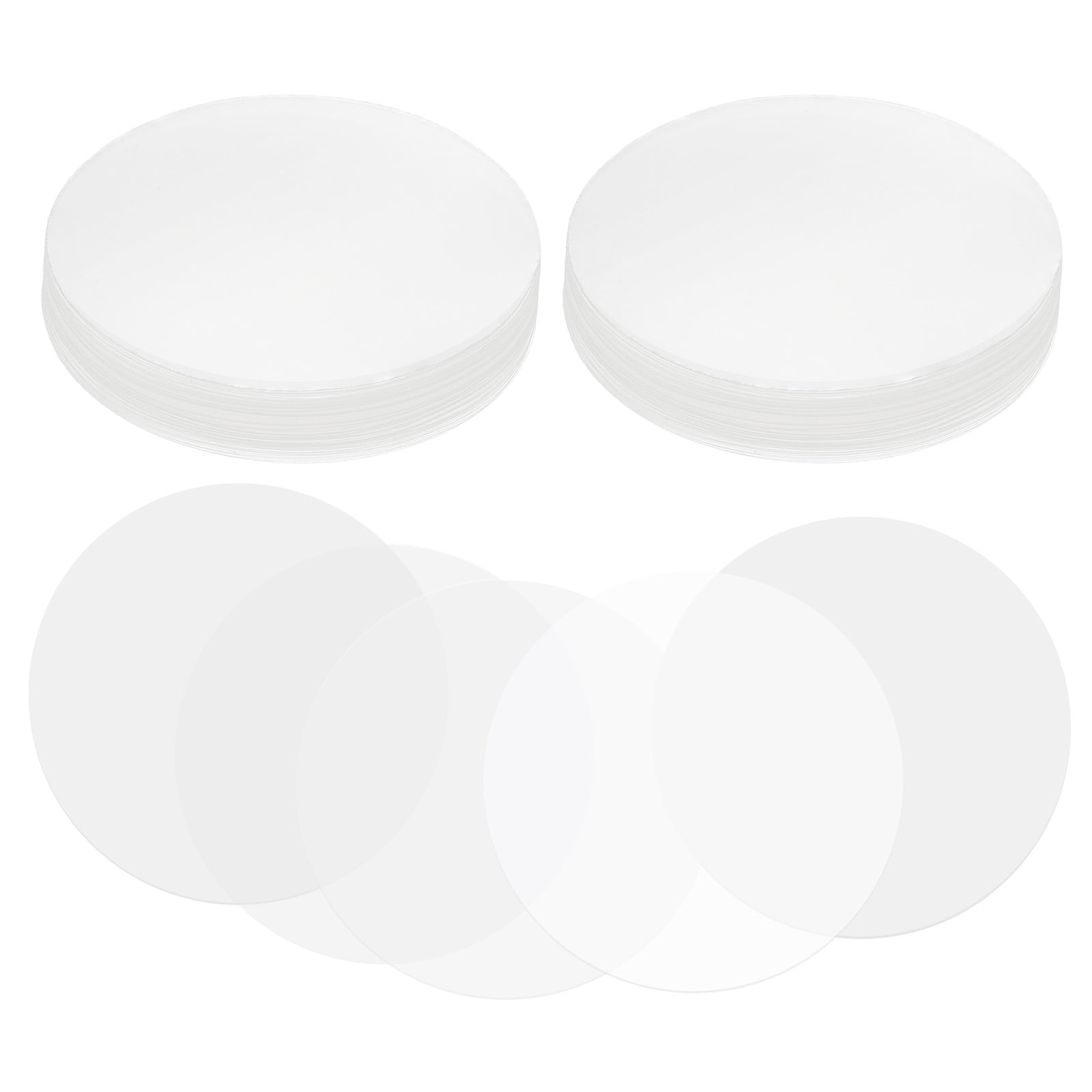 Cirkel Mylars, 100 Stuks Badge Film PVC Materiaal Patroon Bescherming