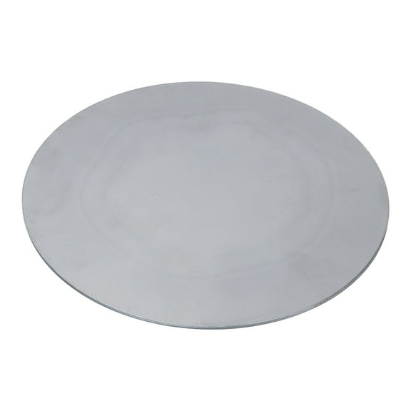 Uxcell 1/8"(3mm) x 10" Steel Plate, Black Hot Rolled A36 Steel Sheet Plate Base, Round Weldable Metal Discs for Industrial Construction Structural Support