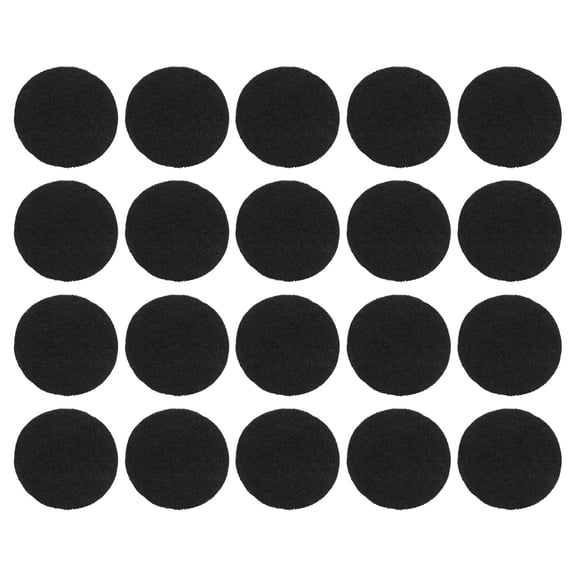 Uxcell 1.8" Dia.Incense Burner Pad, 20 Pack Coil Incense Holder Aluminum Black Ash Catcher Fireproof Incense Mat