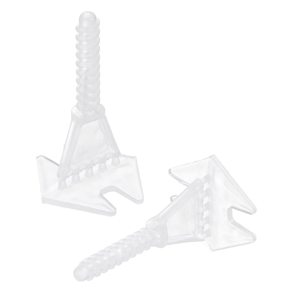 Uxcell 1/8 Inch Spiral Base Spacers, 2000 Pcs Tile Leveler Spacers Tile Leveling System Kit for Tiles and Stone Installation, White