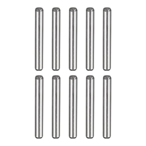 Uxcell 1/8-Inch x 1-Inch Heat Treated Alloy Steel Bright Finish Dowel Pins 10 Pack