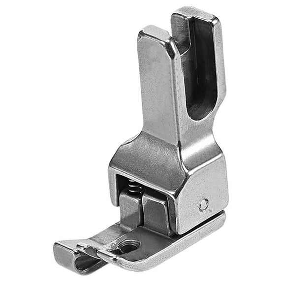 Uxcell 1/8" Left Compensating Presser Foot Fit for Industrial Sewing Machines Silver Tone 1pcs
