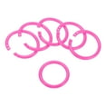 thumbnail image 1 of Uxcell 1.8" OD 1.4" ID Loose Leaf Rings Binder Ring Plastic O Rings for Book Scrapbook, Pink 50 Pack, 1 of 6