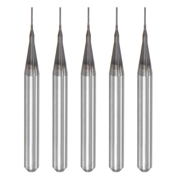 Uxcell Diamond Film Coated Carbide End Mill Router Bit for MDF 0.4mm x 3mm