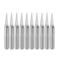 thumbnail image 1 of Uxcell 1/8" Shank 0.5mm Tip 20 Degree Solid Carbide Wood Engraving Bit CNC Router Tool 10 Pack, 1 of 6
