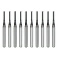 thumbnail image 1 of Uxcell 1/8" Shank 1.5mm x 8.5mm Diamond Film Coated Carbide End Mill CNC Router Bits 10 Pack, 1 of 6