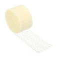 thumbnail image 1 of Uxcell 1.8" Wide 25 Yards Lace Trim Ribbon Sewing Craft Roll Wrapping Dress DIY Decoration Beige, 1 of 6