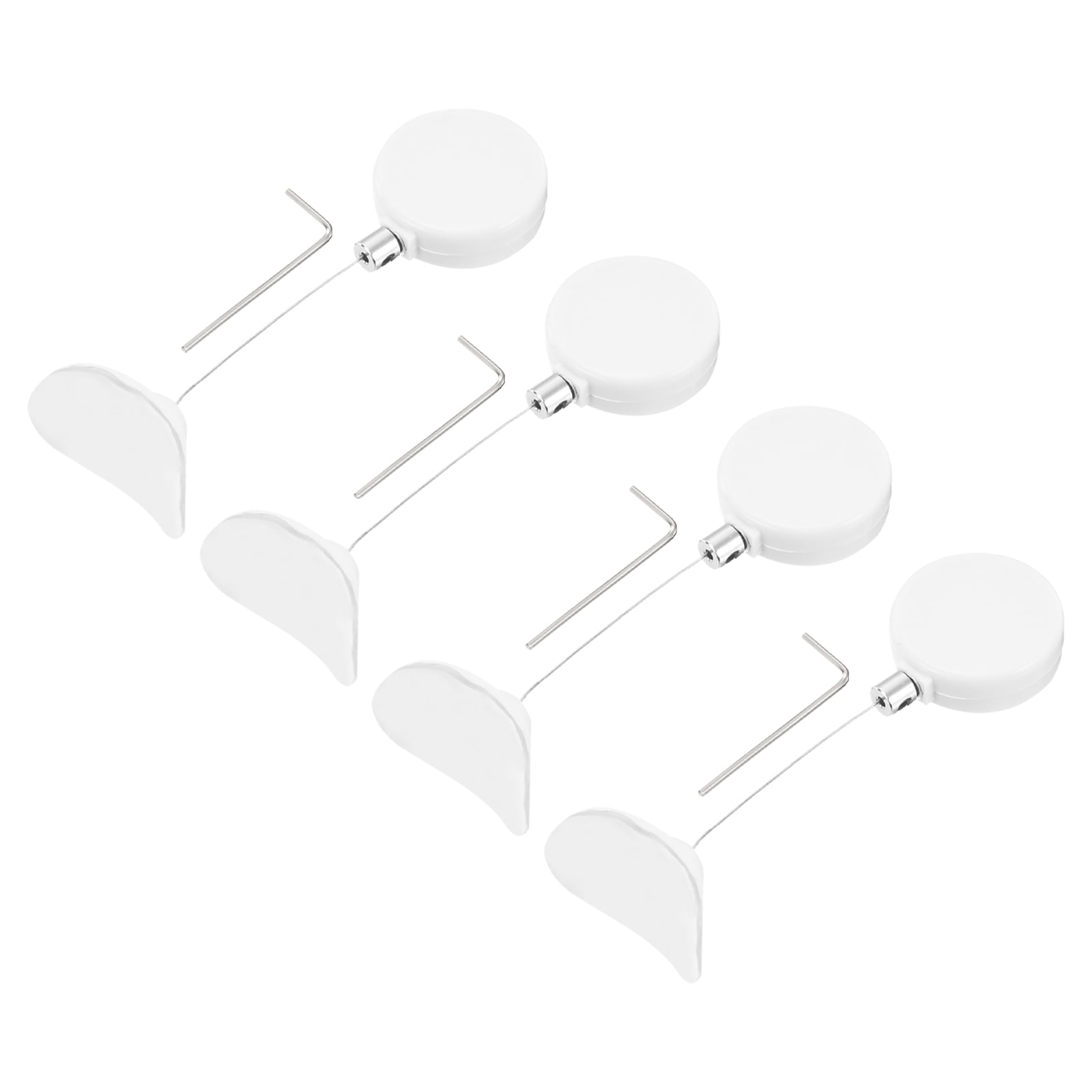 Iron With Retractable Cord OUNONA 6 Pcs Retractable Security Cable Lock  Adhesive Anti-Theft Wire Security Patch