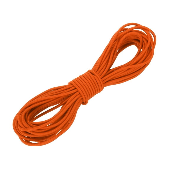 Uxcell Elastic Bungee Cord, Bungee Shock Cord Kayak Stretch String Rope for Camping Tent Bike Tie Down Kayaking Orange