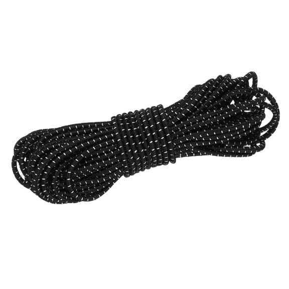 Uxcell 1/8" x 49 Feet Elastic Bungee Shock Cords Marine Grade Kayak Stretch String Rope Tie Down Strap for Securing Luggage Moving Cargo DIY, White Dot