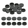thumbnail image 1 of Uxcell Plastic Tubing End Caps, Round Hole Plug Insert for Round Iron Pipe Chair Leg Black 1-7/8" 24, 1 of 6
