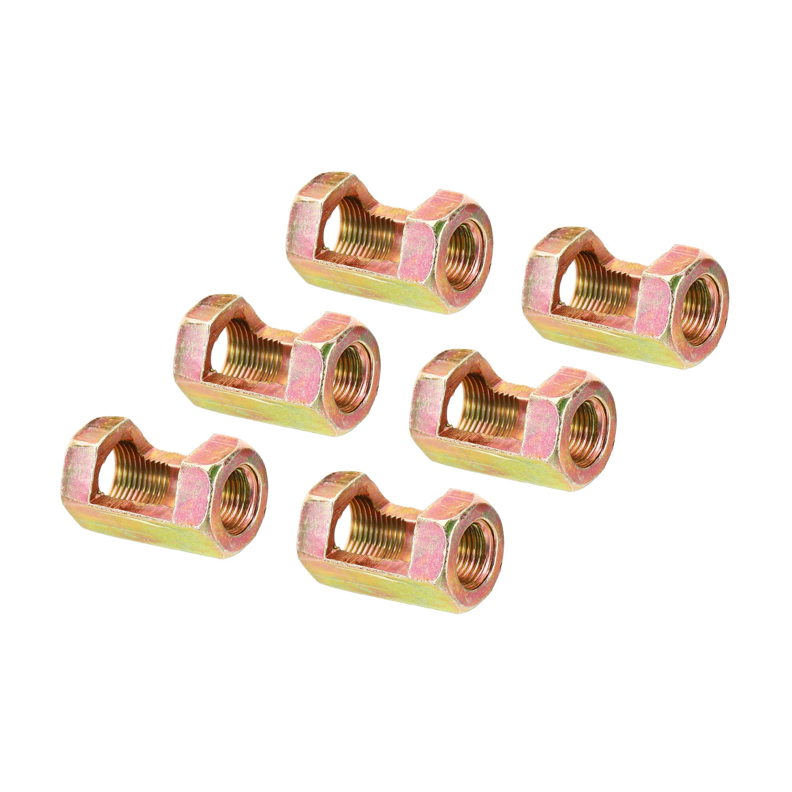 PATIKIL 1/8IP To 1/4-18 Hex Coupling Nuts | 6 Pack Female Thread Connector For Lamp Repair & DIY