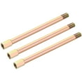 thumbnail image 1 of Uxcell 1/8PT Female to M10 Male Thread 150mm Iron Extension Hex Pipe Fitting 3 Pack, 1 of 5
