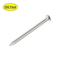 Uxcell 1.8x30mm Tiny Nails Carbon Steel Nickel Plated 200 Pack