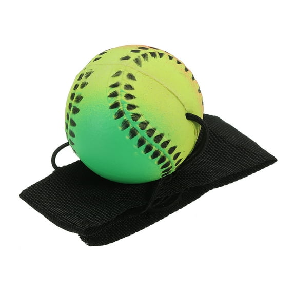 Uxcell 1.9 Inch Sports Wrist Ball, Baseball Rubber Wrist Return Ball Sport for Exercise, Mixed Colors