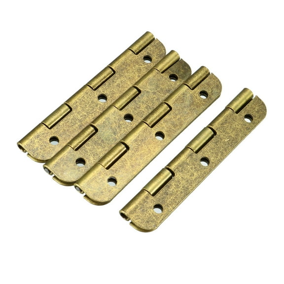 Uxcell 1.97" Bronze Hinges Retro Hinge Replacement with Screws 4Pcs