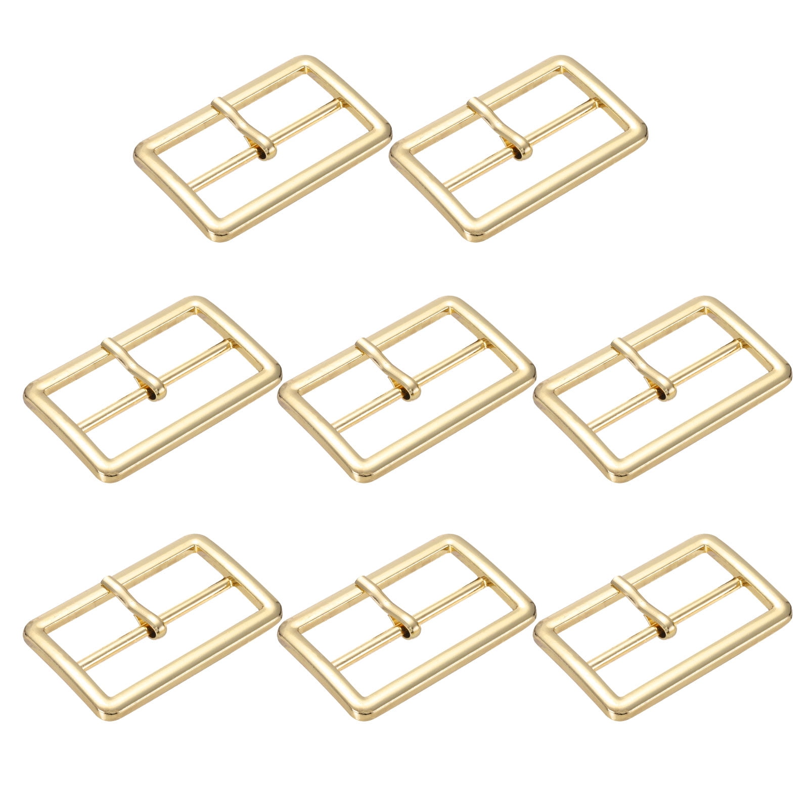 Uxcell 1.97 IN(50mm) Metal Single Prong Buckle [8Pcs] - Webbing Belts ...