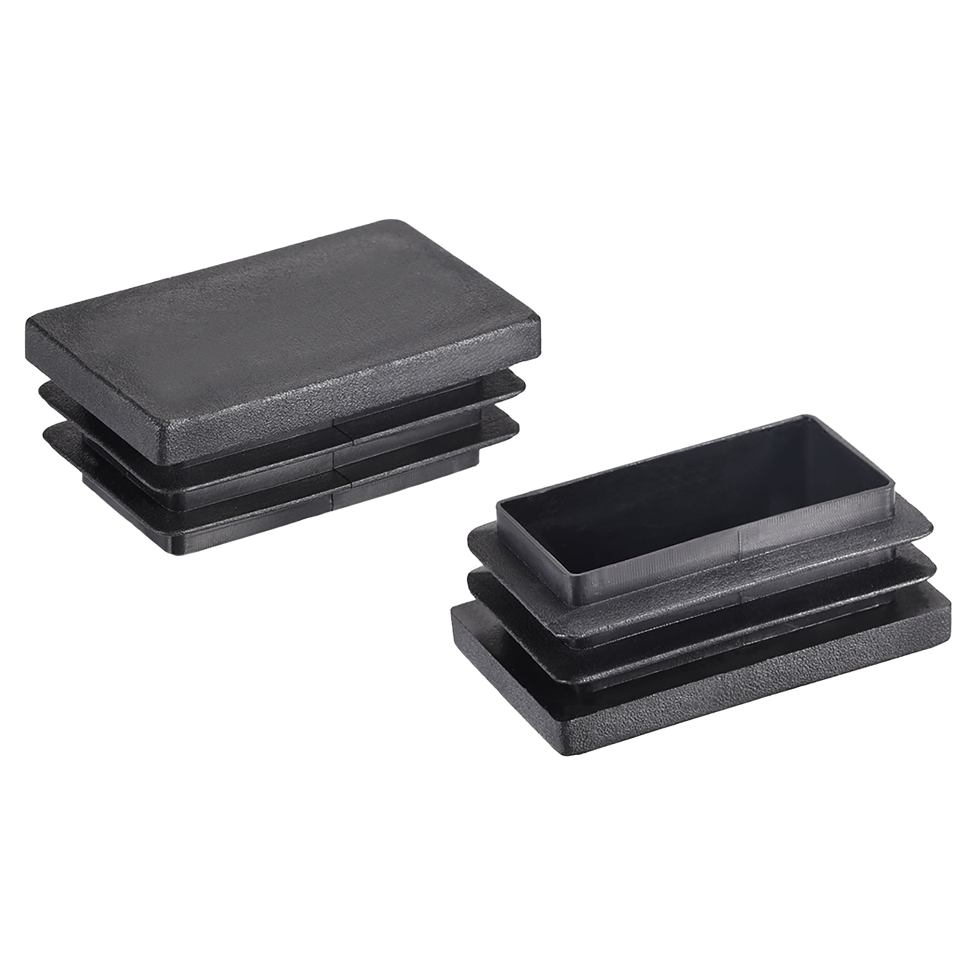 Uxcell 1.97''x1.18'' Rectangle Cap Desk Chair Furniture Leg Foot Cover ...