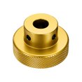 thumbnail image 1 of Uxcell 1 Count Anodization Aluminum Alloy Handwheel Gold Tone 8mm-40mm, 1 of 5