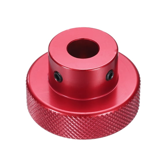 Uxcell 1 Count Anodization Aluminum Alloy Handwheel Red 8mm-40mm